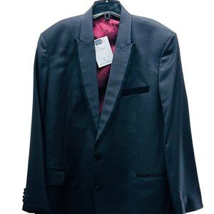 Hugo Boss Men's Formal Blazer with Pockets Black - Size XL